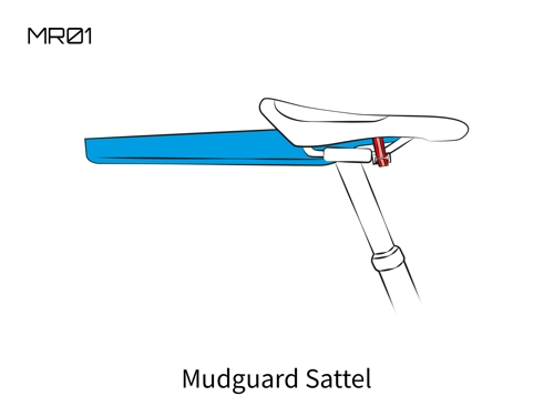 Unleazhed Hinterrad Mudguard