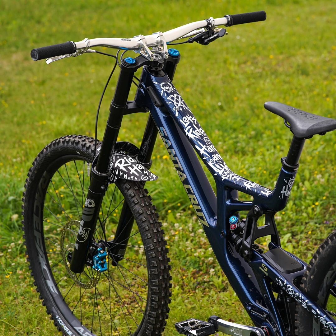 Frame Protection S Top Tube matt Ride Hard white - unleazhed