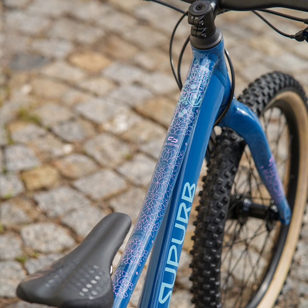 Kids frame protection foil filigree rose - unleazhed matt