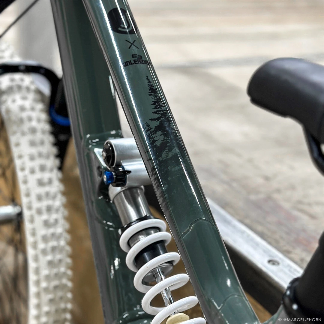 Frame Protection S matt top tube Jasper Jauch Forest black - unleazhed
