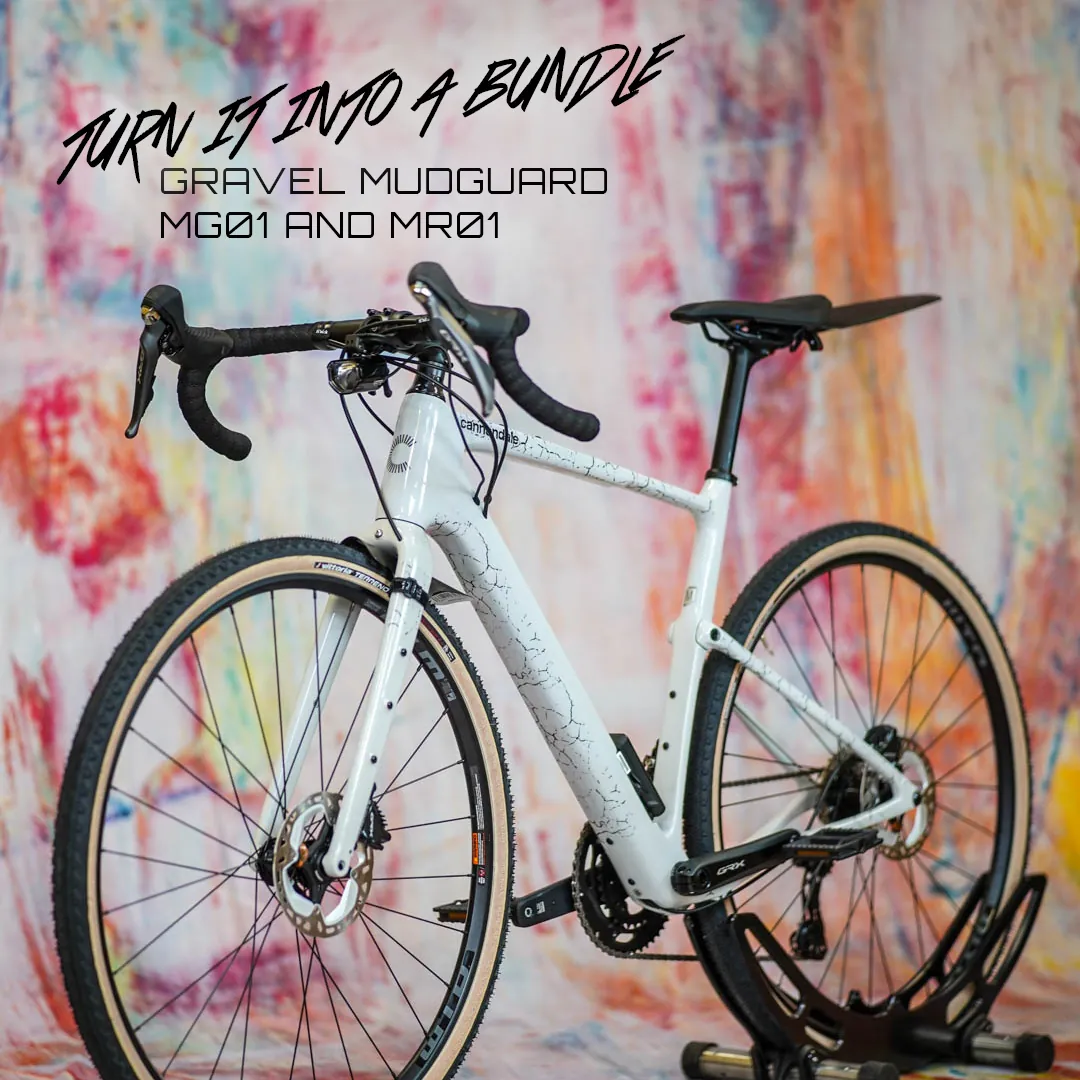 frame protection film Gravel Bike BPG01 Fragment black matt - unleazhed