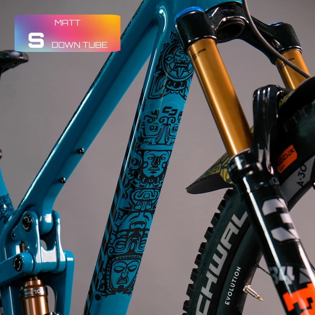 Frame Protection S matt down tube eldorado black - unleazhed