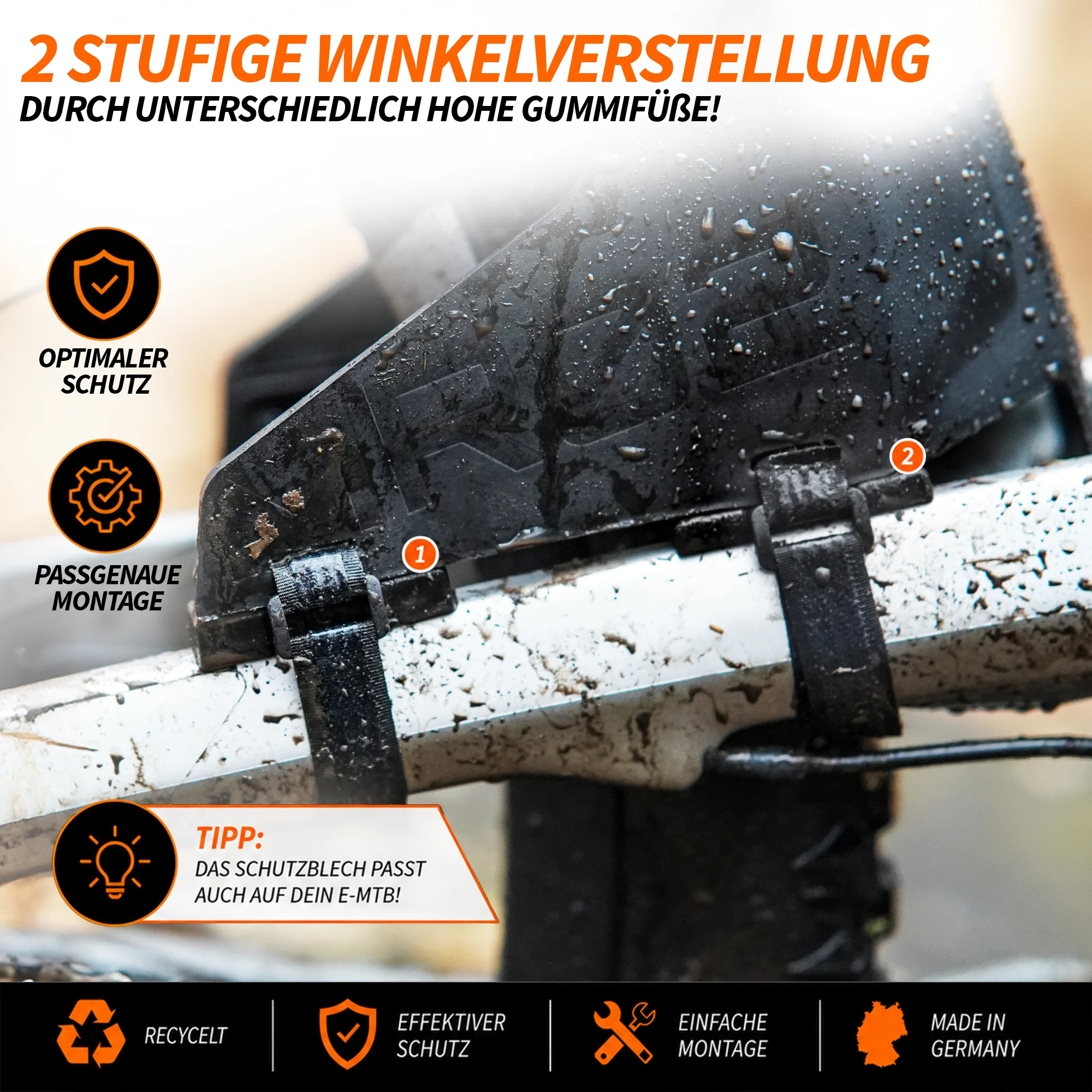 Mudguards for MTB | M02 and MR02 Bundle | Unleazhed mudguards MTB