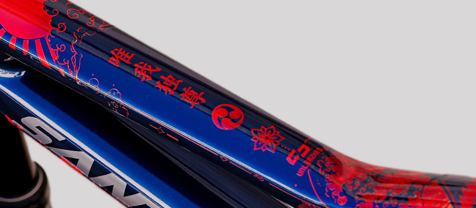 Fuji Flow Rahmenschutz-Design am Mountainbike