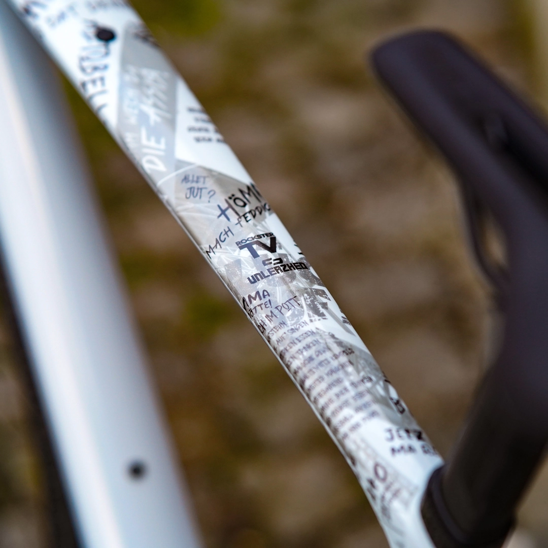 frame protection film Gravel Bike BPG01 Ruhrpott black - unleazhed matt