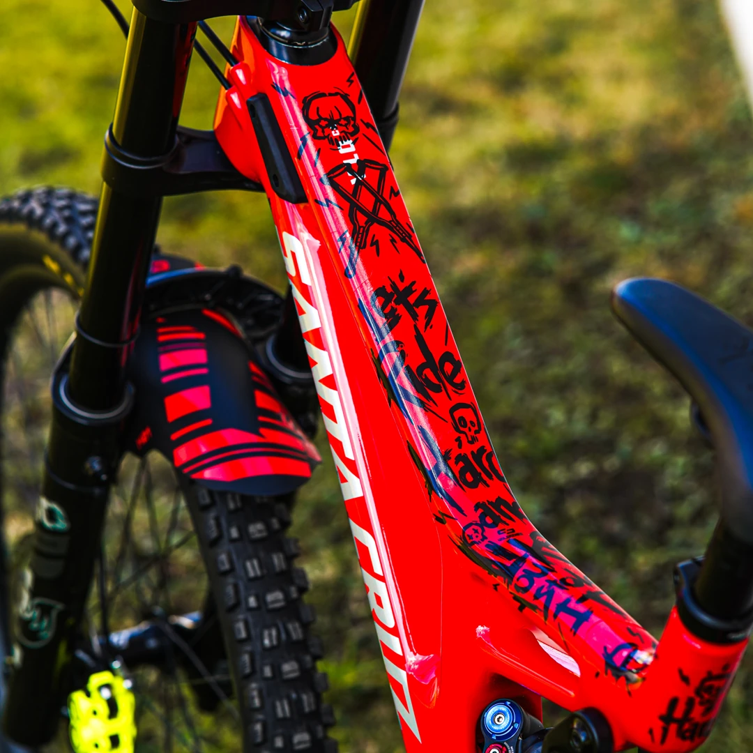 Frame Protection S Top Tube matt Ride Hard black - unleazhed