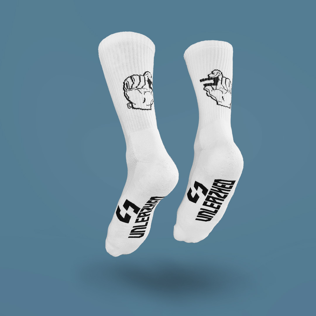 Unleazhed - Snazy Socks | Hands white