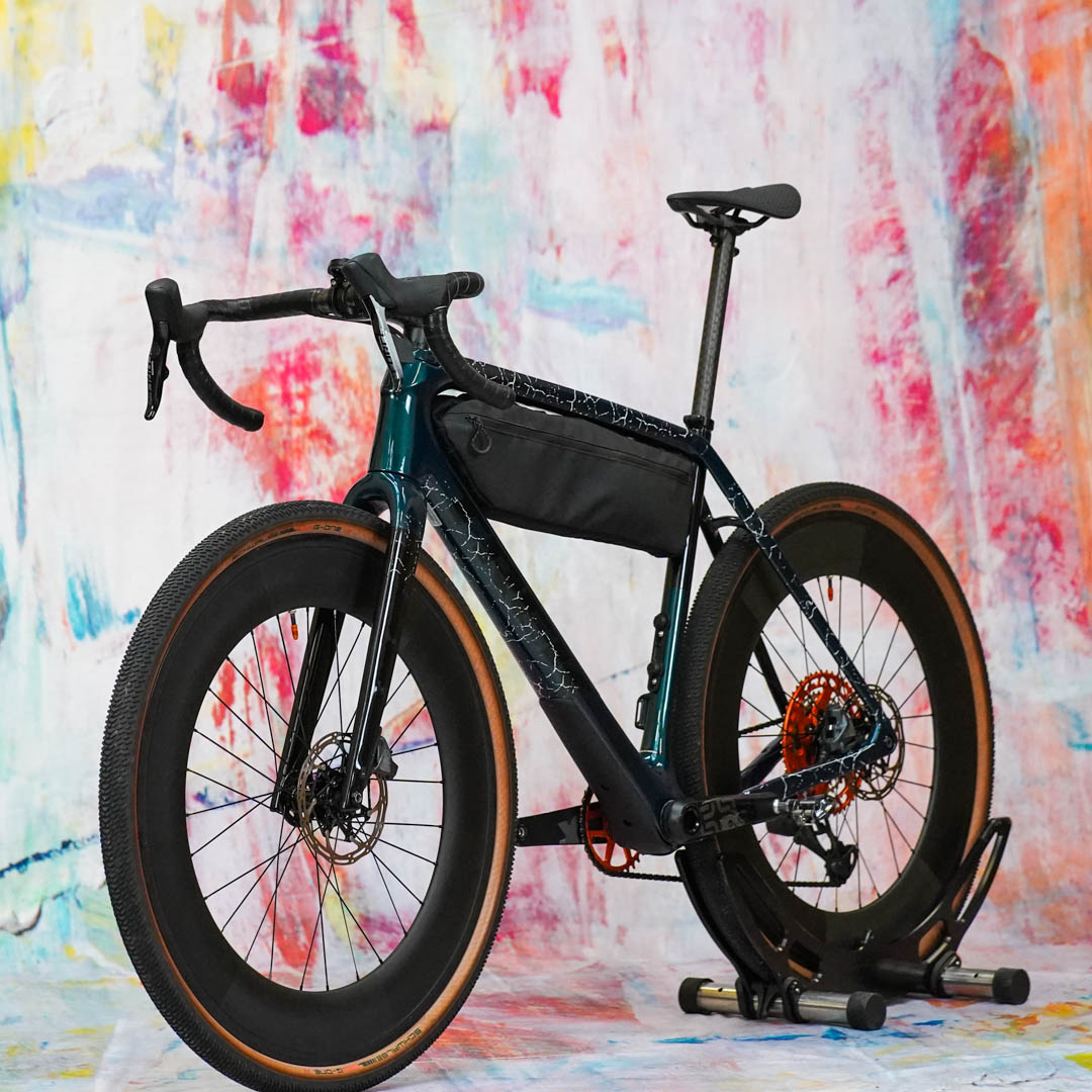 Frame protection film Gravel Bike BPG01 Fragment white matt - unleazhed