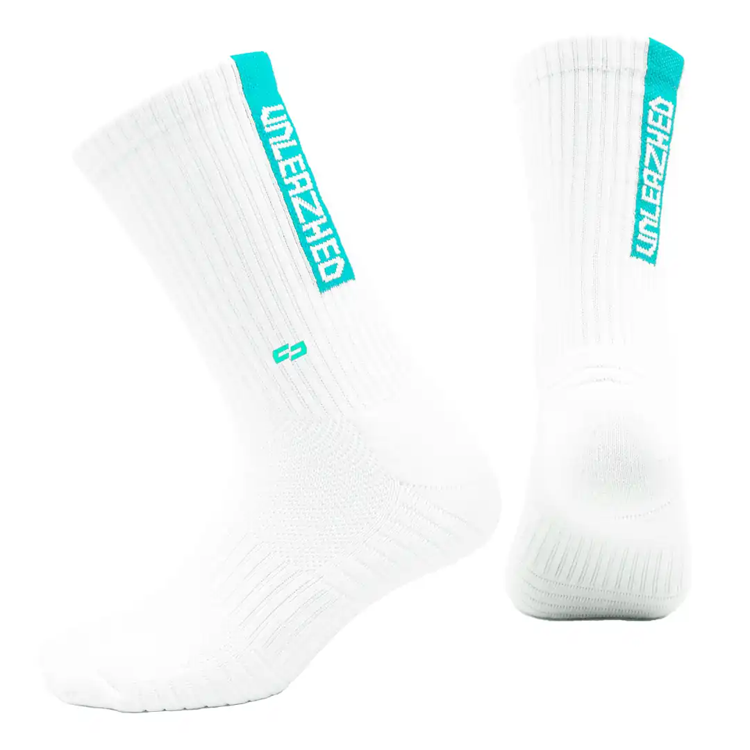 MTB Socks snazy white-red - Unleazhed 4