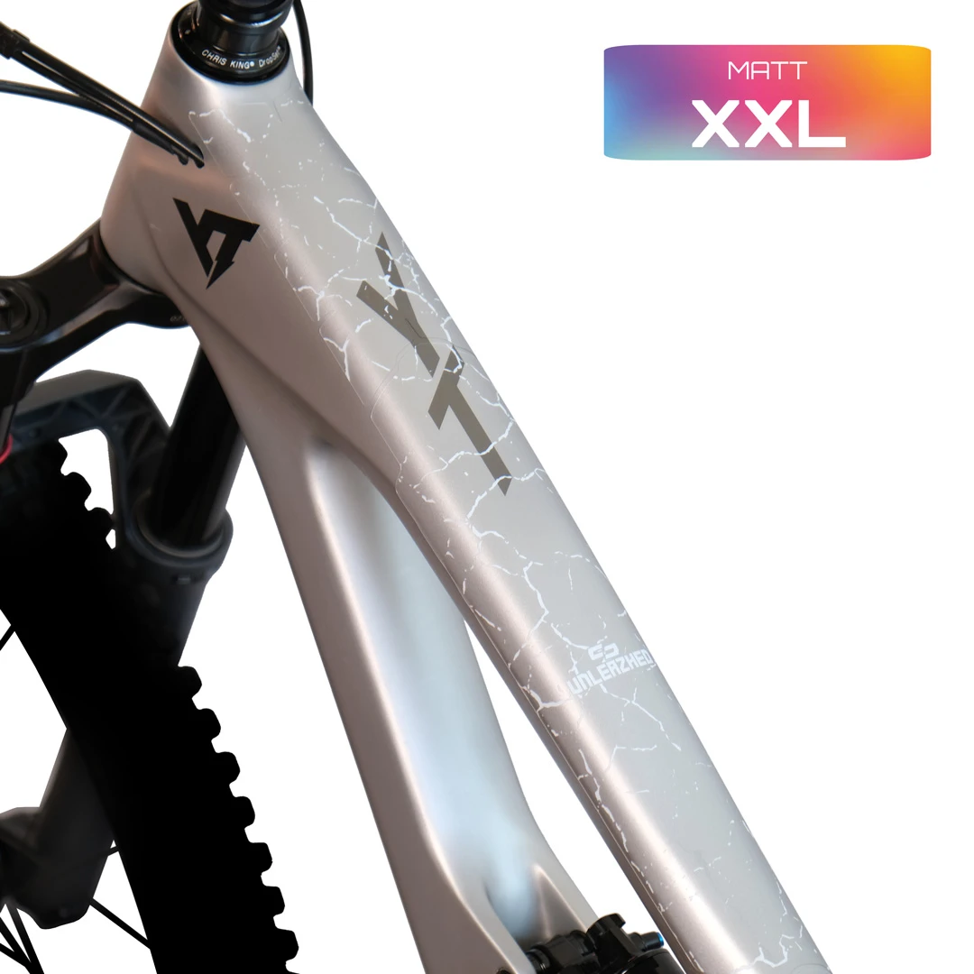Rahmenschutzfolie XXL matt Fragment white - unleazhed