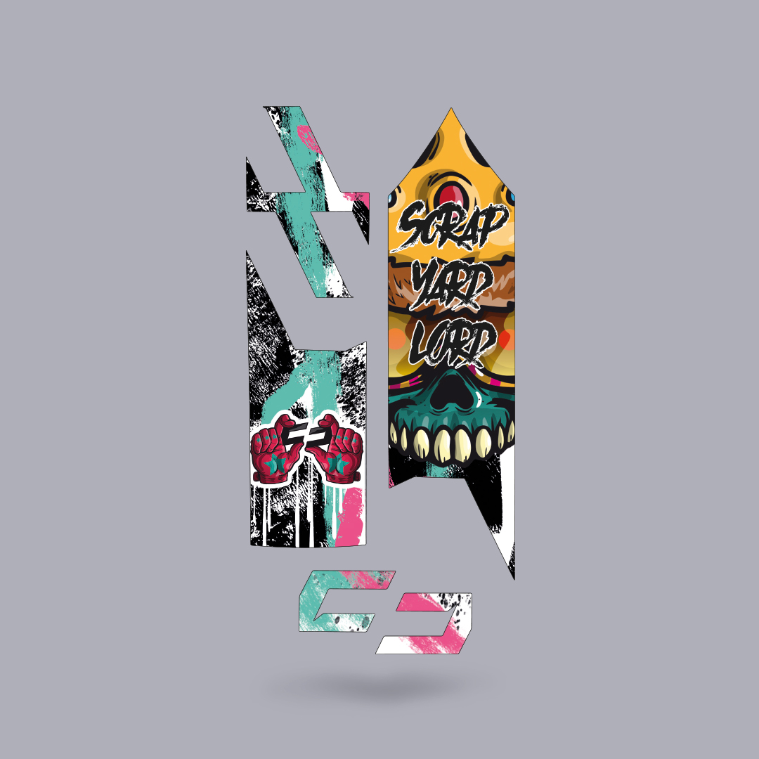 M02 Mudguard Sticker edition Downhill24 - Unleazhed