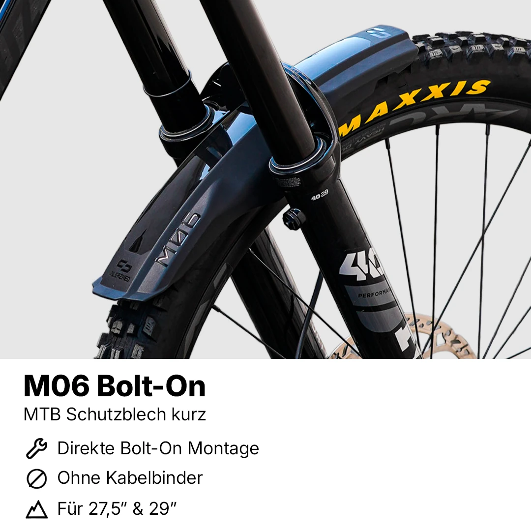 MTB Mudguard short M06 BoltOn