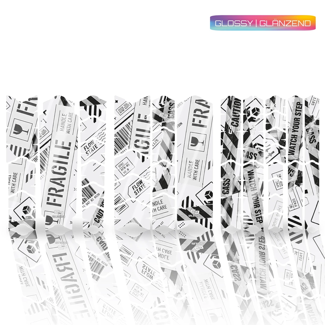 Frame Protection XXL glossy Fragile gray - unleazhed
