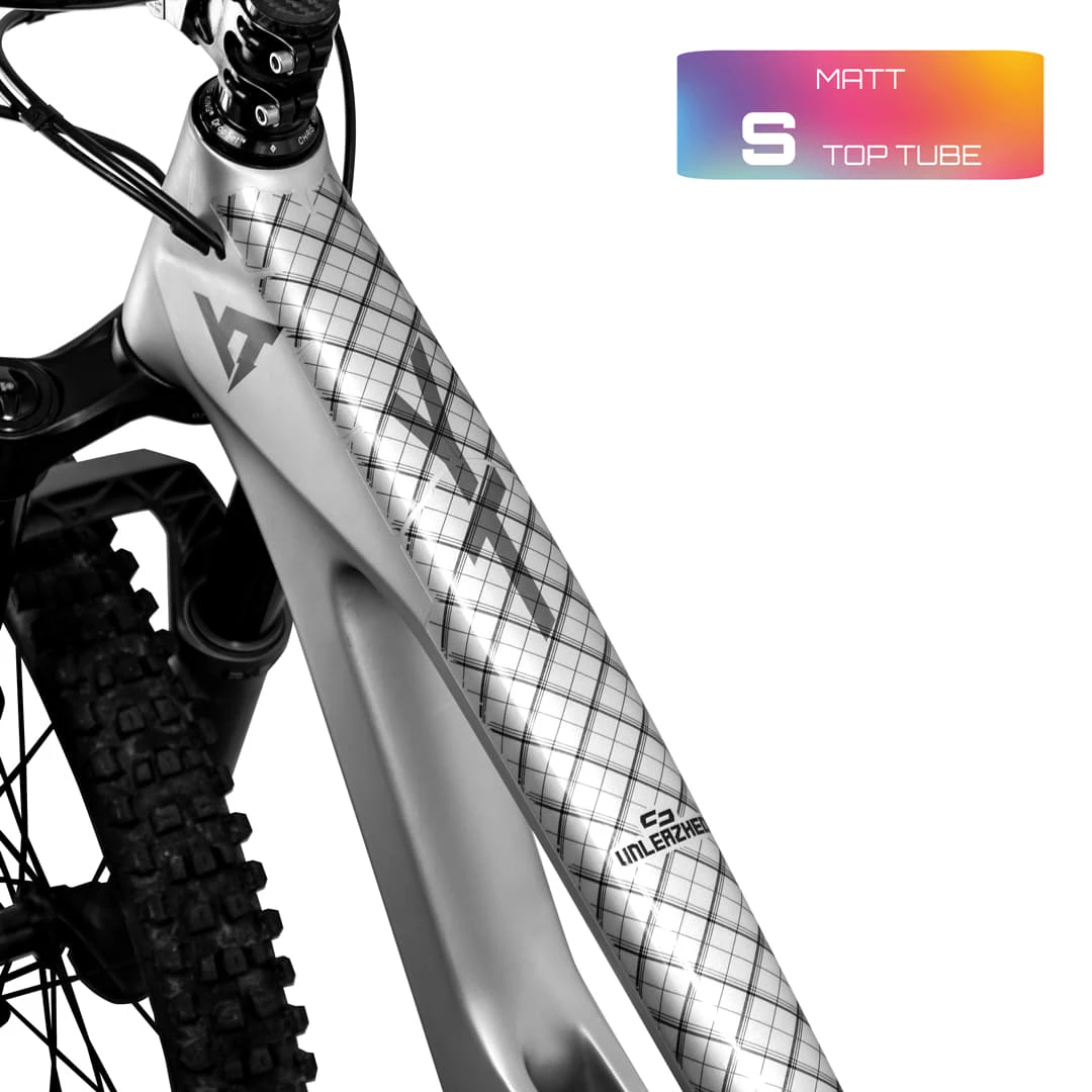 Frame Protection  S matt Top Tube Karo black - unleazhed
