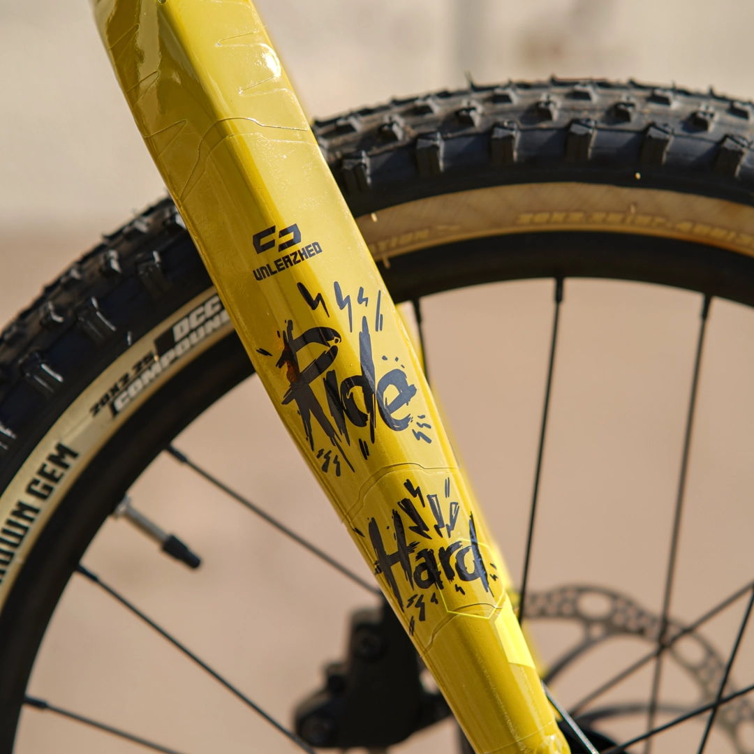 Kids frame protection foil Ride It black - unleazhed matt