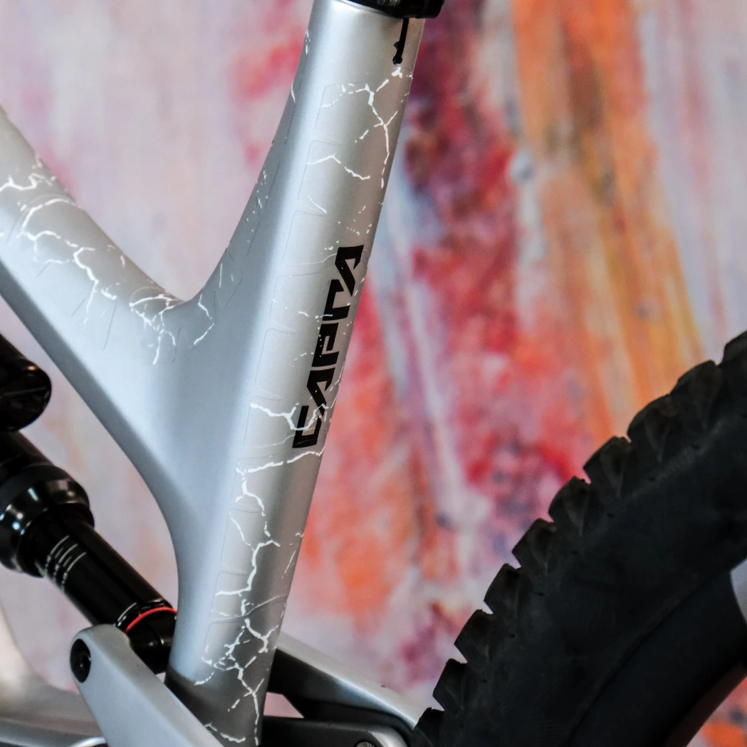 Rahmenschutzfolie XXL matt Fragment white - unleazhed
