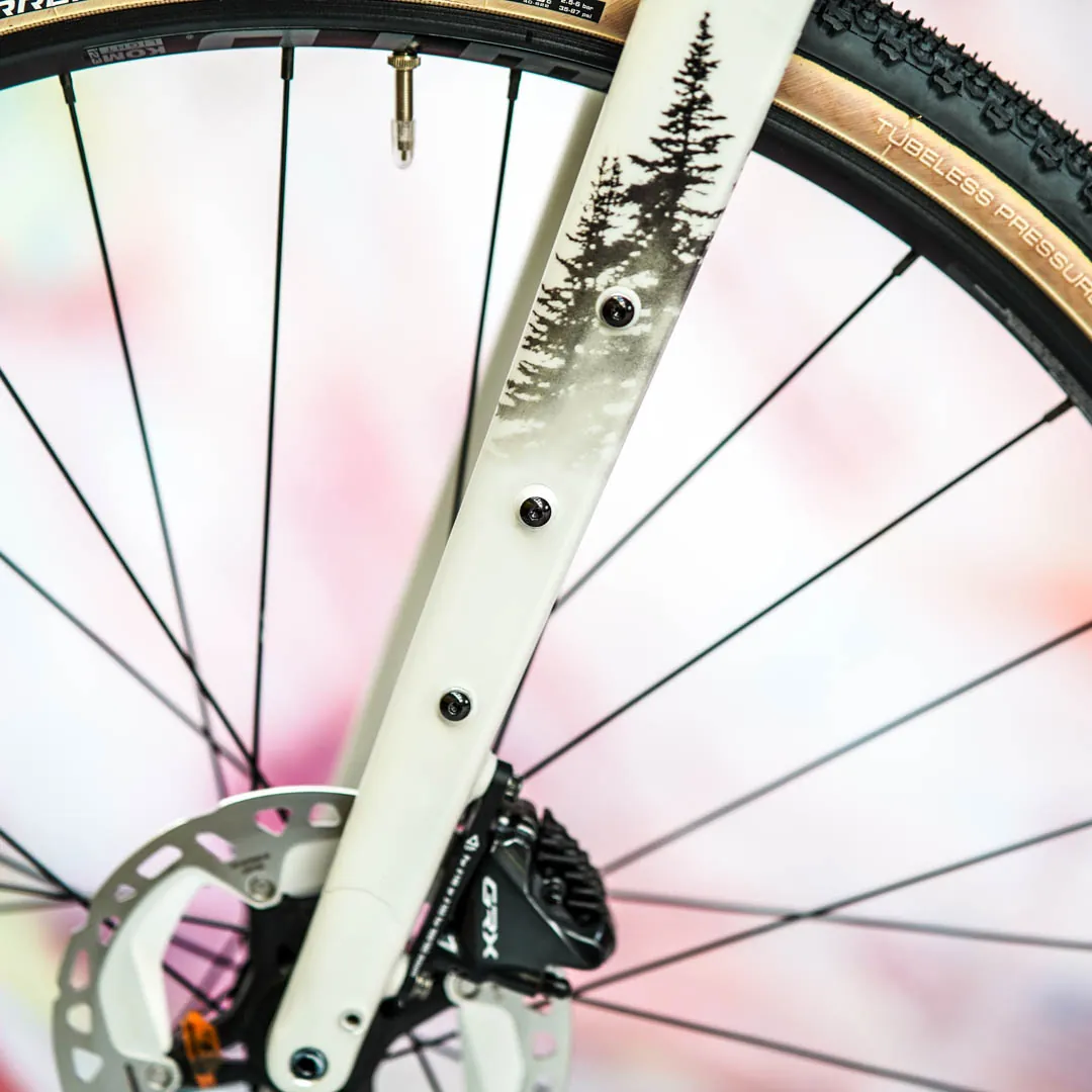 frame protection film Gravel Bike BPG01 Forest black matt - unleazhed