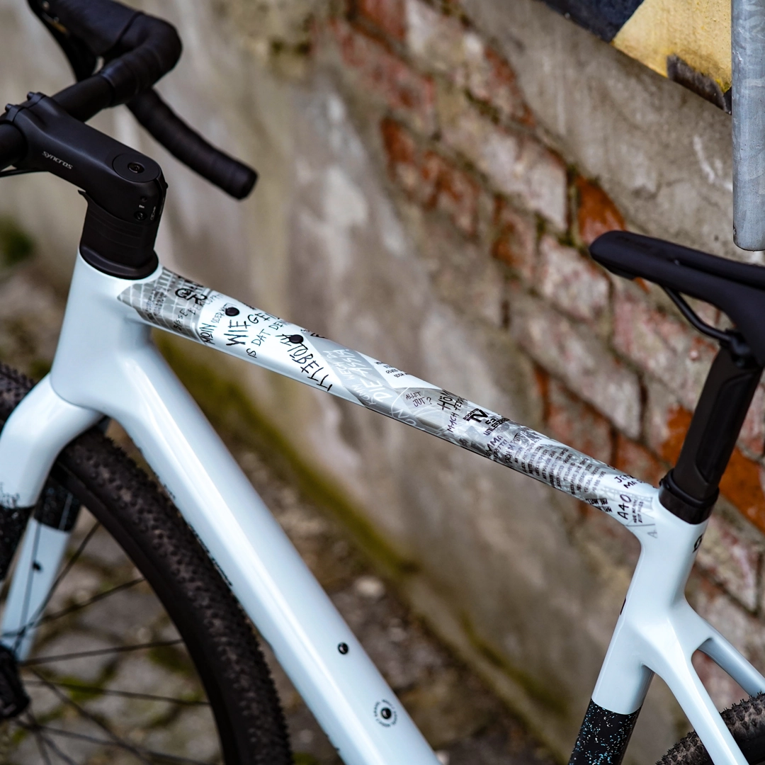 frame protection film Gravel Bike BPG01 Ruhrpott black - unleazhed matt