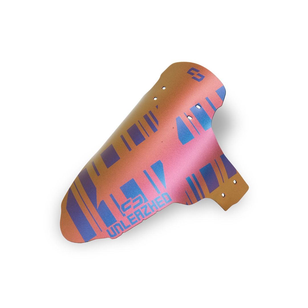 Mudguard M01 flipflop red-gold/red-blue - Unleazhed