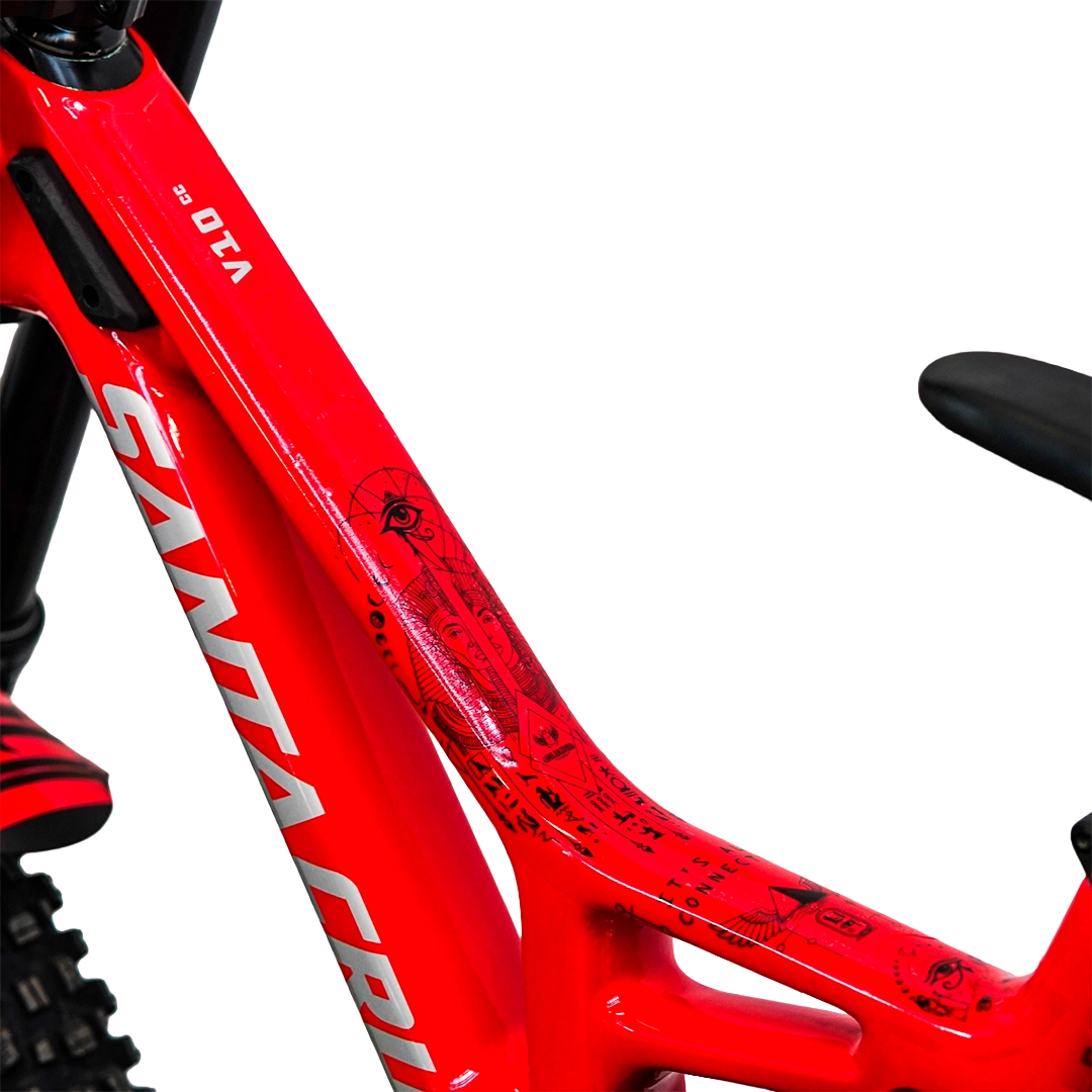 Frame protection S top tube Pharao black - unleazhed