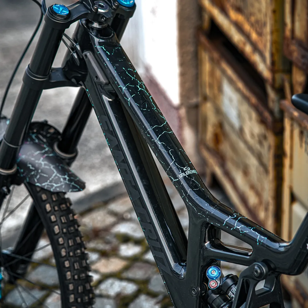 Frame Protection XXL Fragment Turquoise - unleazhed matt