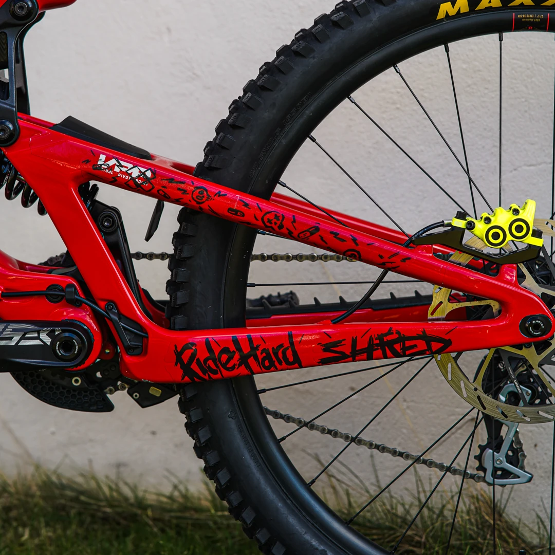 Frame Protection XXL matt Ride Hard black - unleazhed