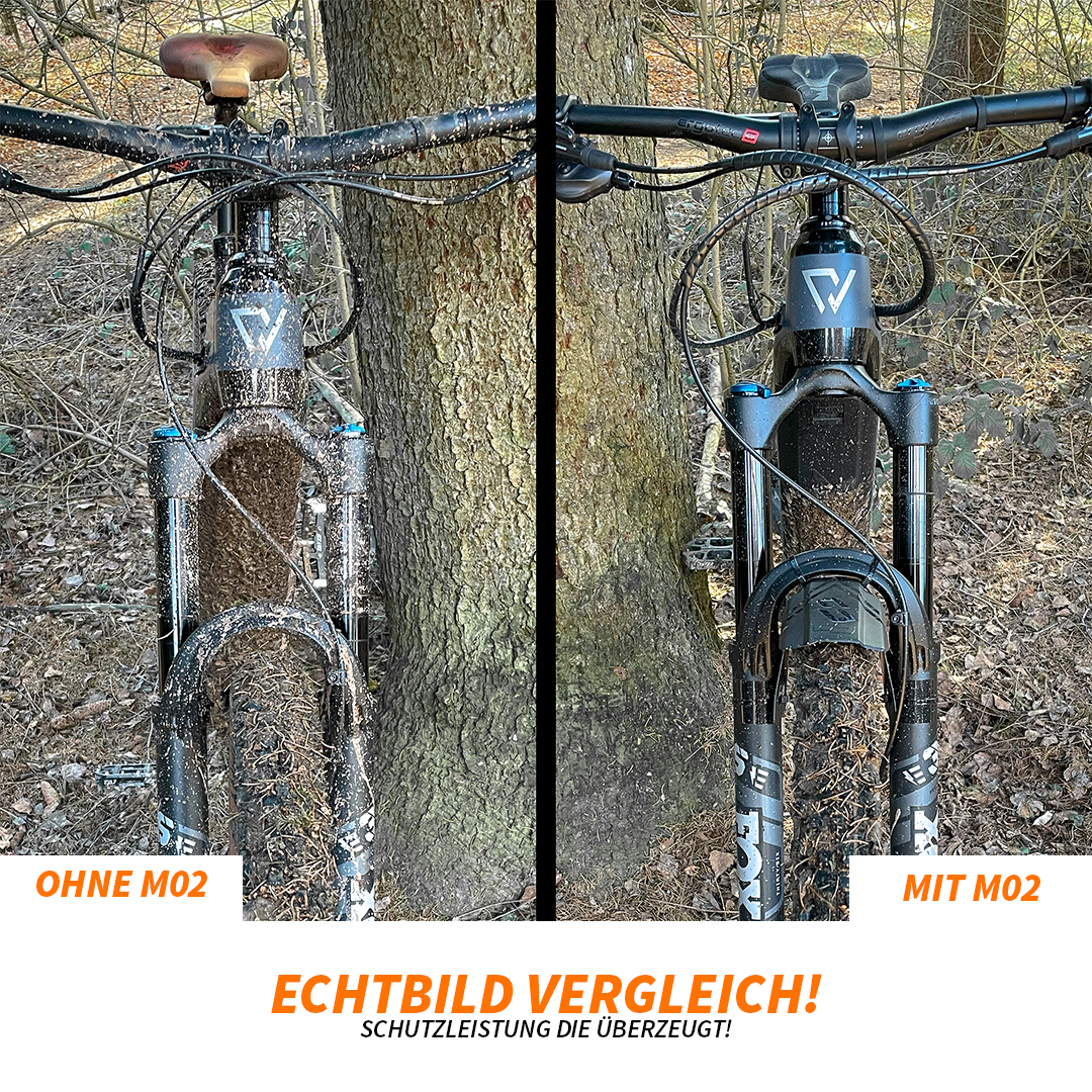 Lefty cheap fork mudguard