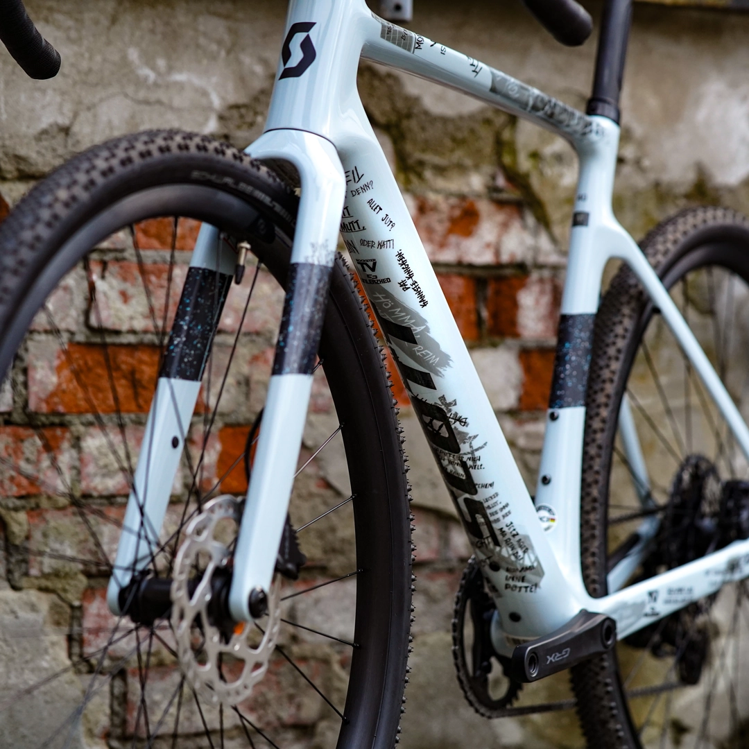 frame protection film Gravel Bike BPG01 Ruhrpott black - unleazhed matt