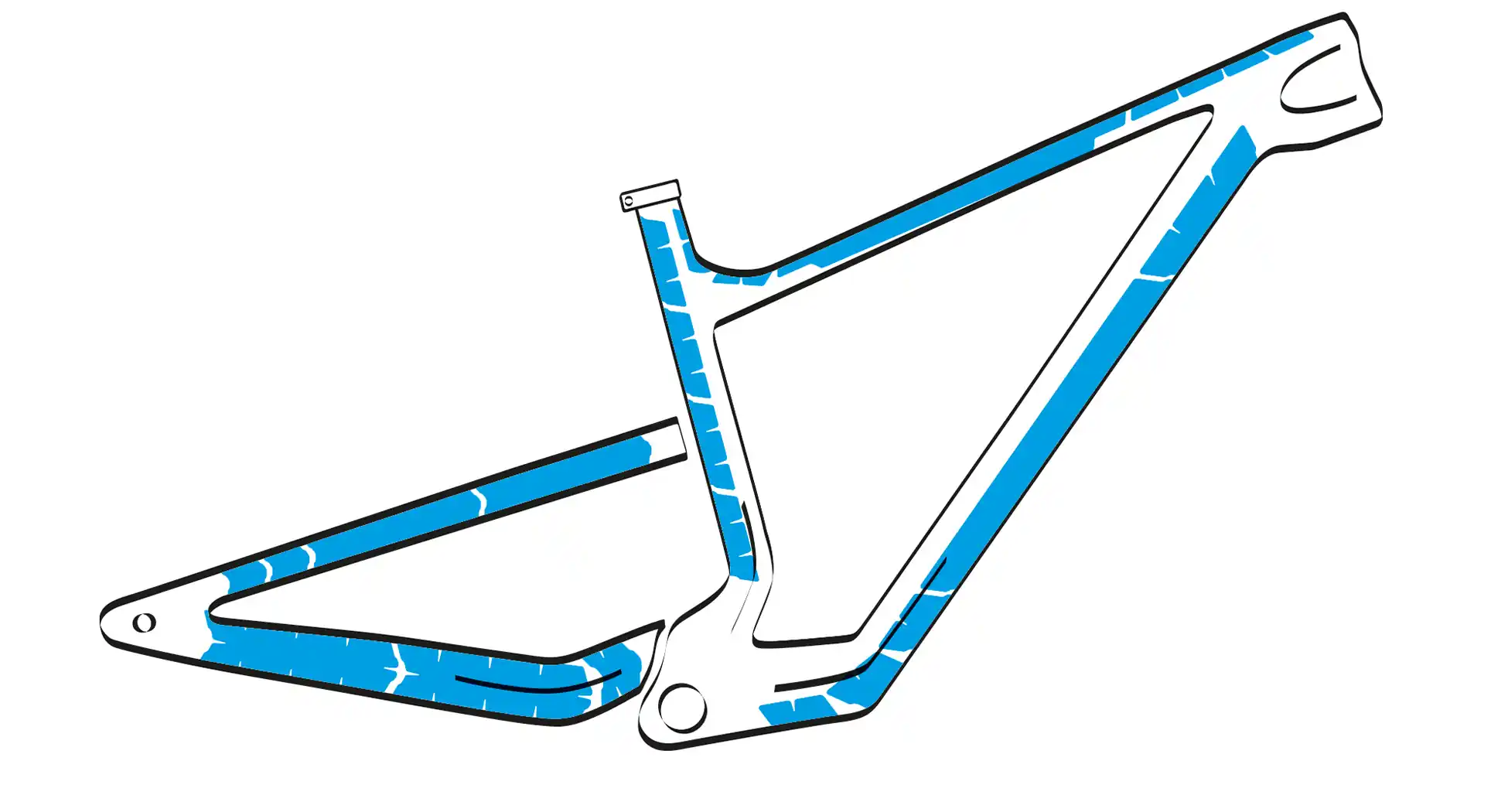Rahmenschutzfolie MTB