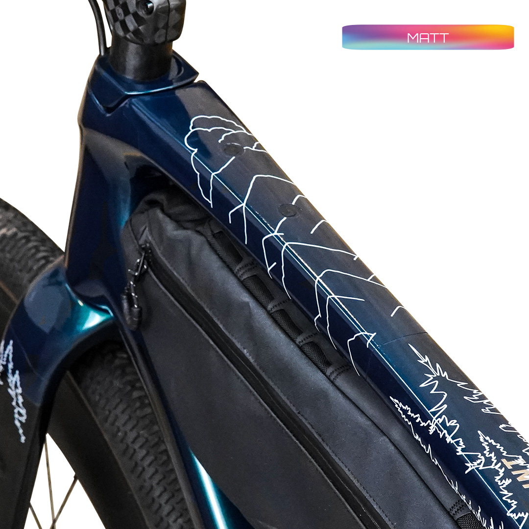 frame protection film Gravel Bike BPG01 Forest white matt - unleazhed