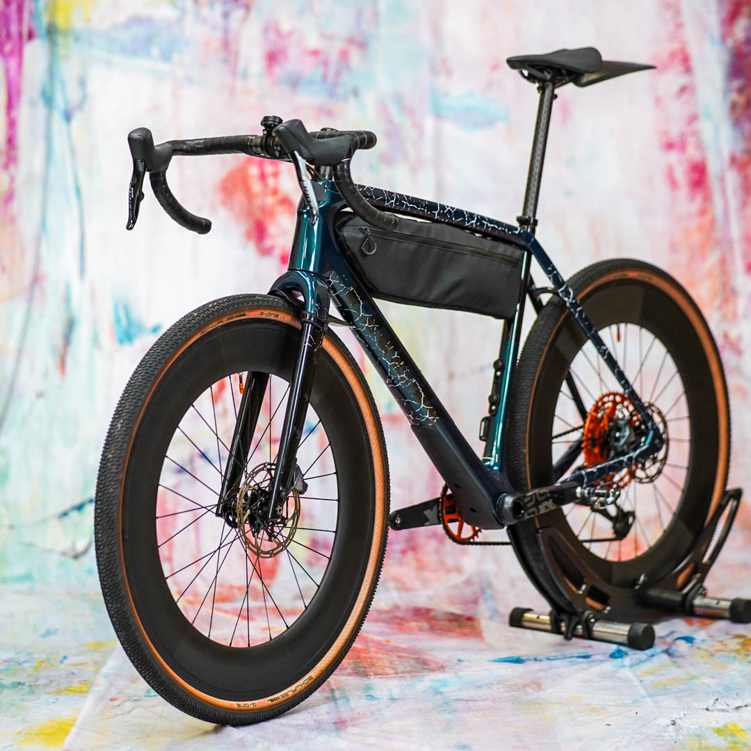 Frame protection film Gravel Bike BPG01 Fragment white matt - unleazhed