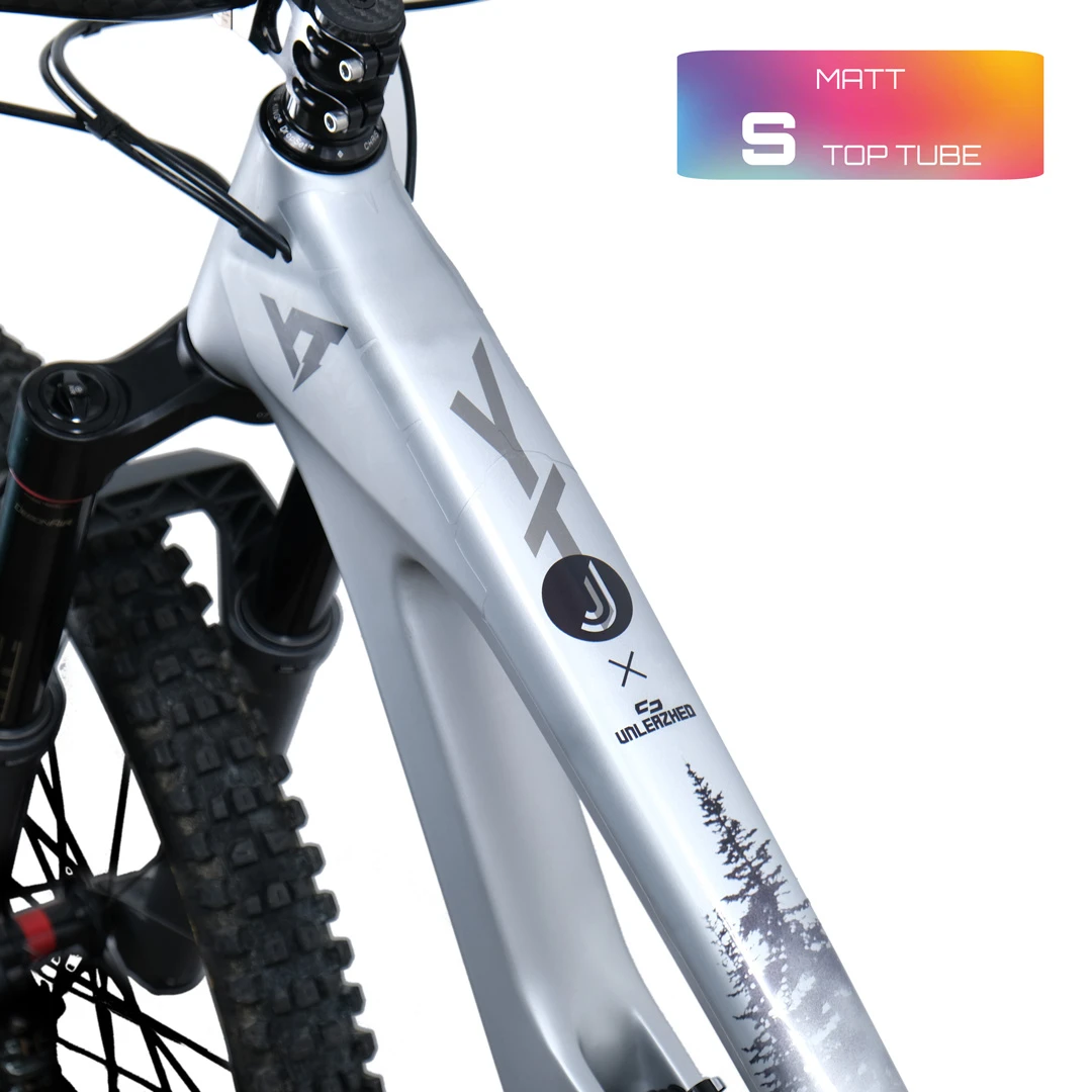 Frame Protection S matt top tube Jasper Jauch Forest black - unleazhed