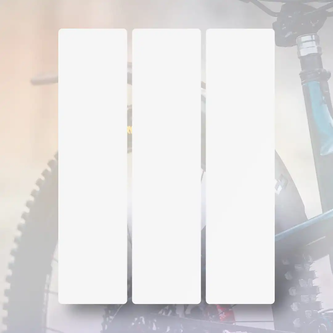 MR02 Rear wheel mudguard sticker white - Unleazhed