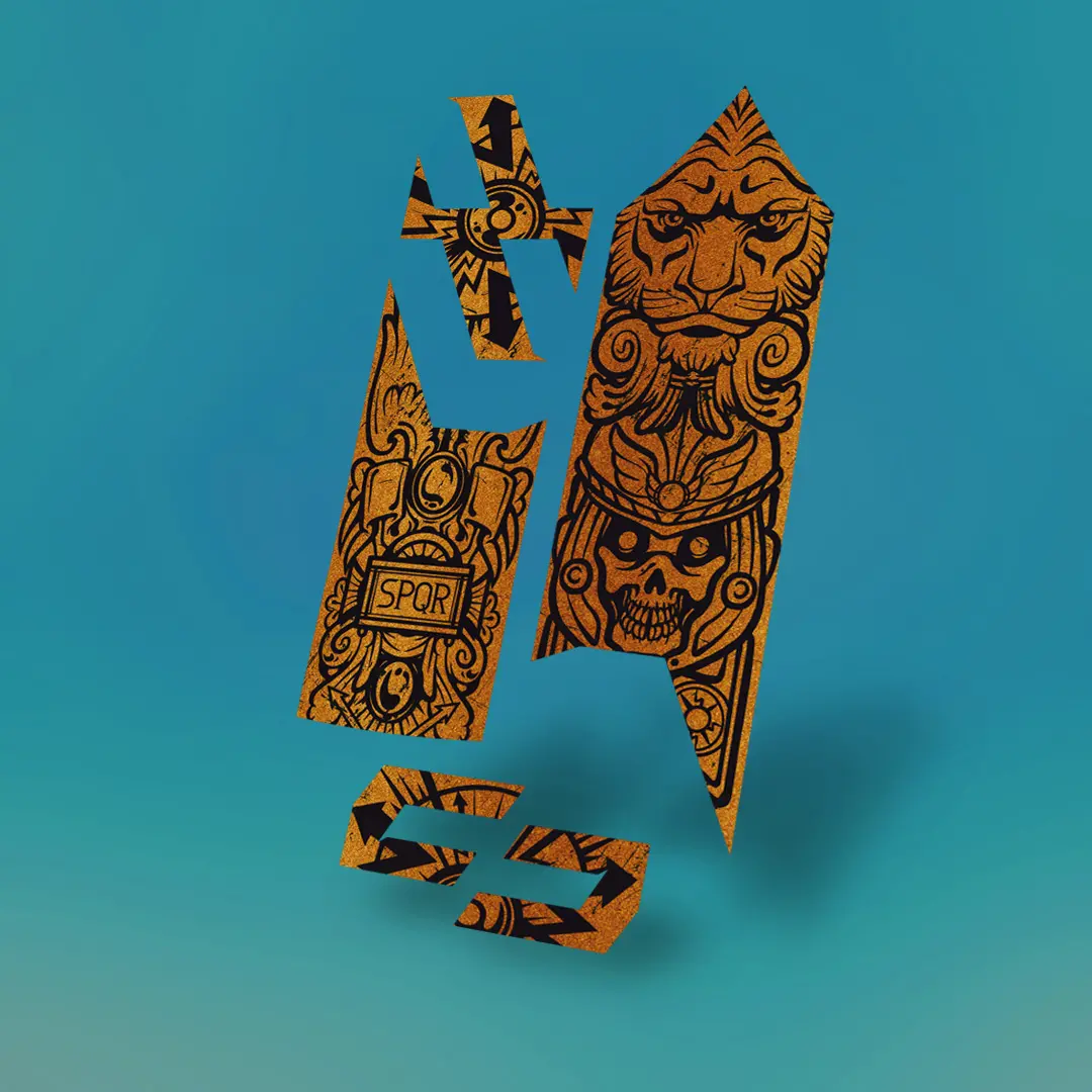 unleazhed - M02 sticker empire copper