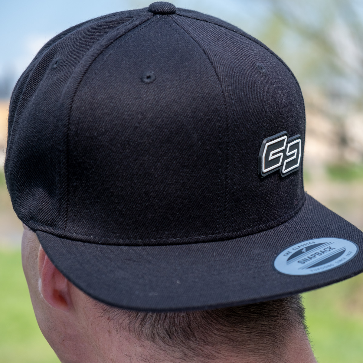 Unleazhed - Snapback logo leather patch black