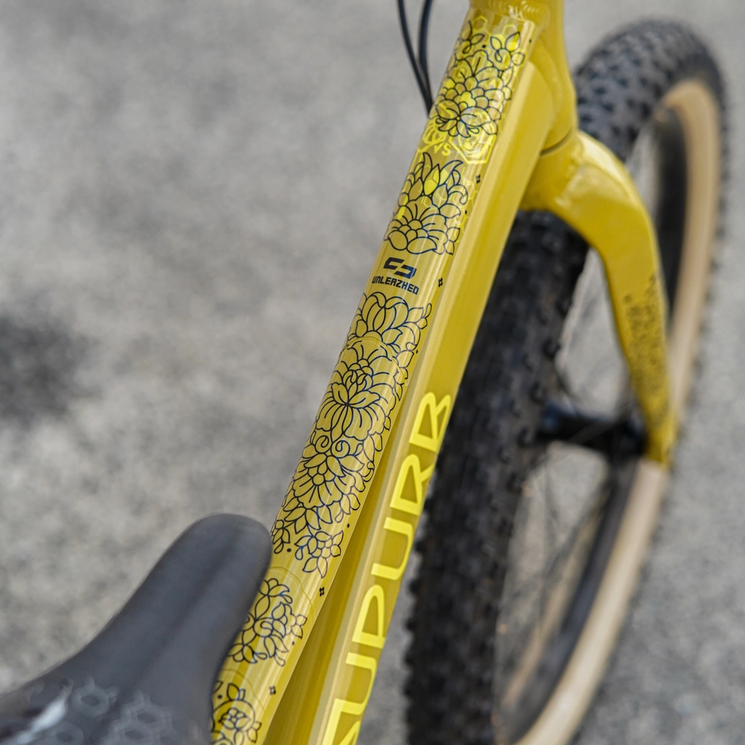 Kids frame protection foil filigree black - unleazhed matt