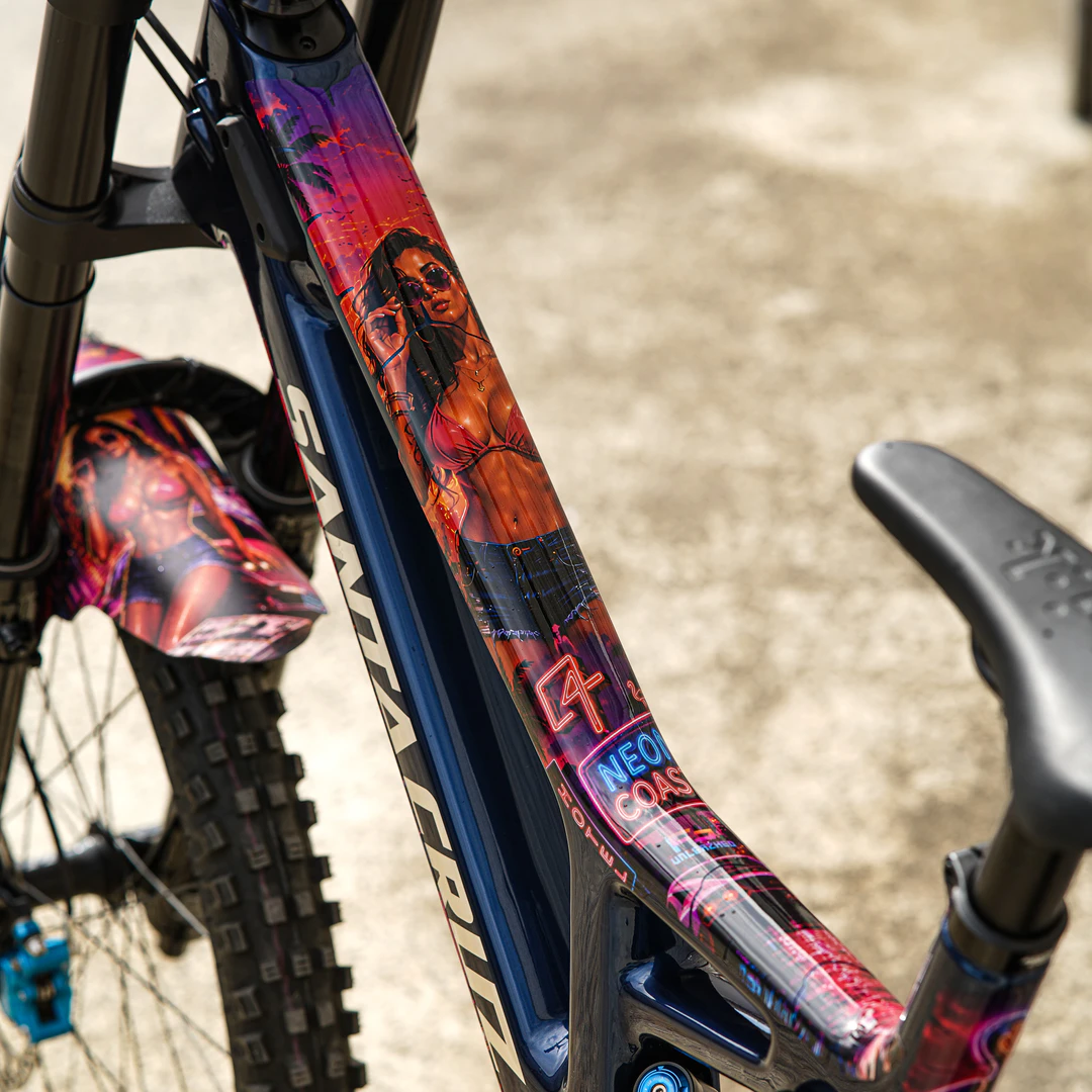 Frame Protection S Top Tube matt Ride Hard black - unleazhed