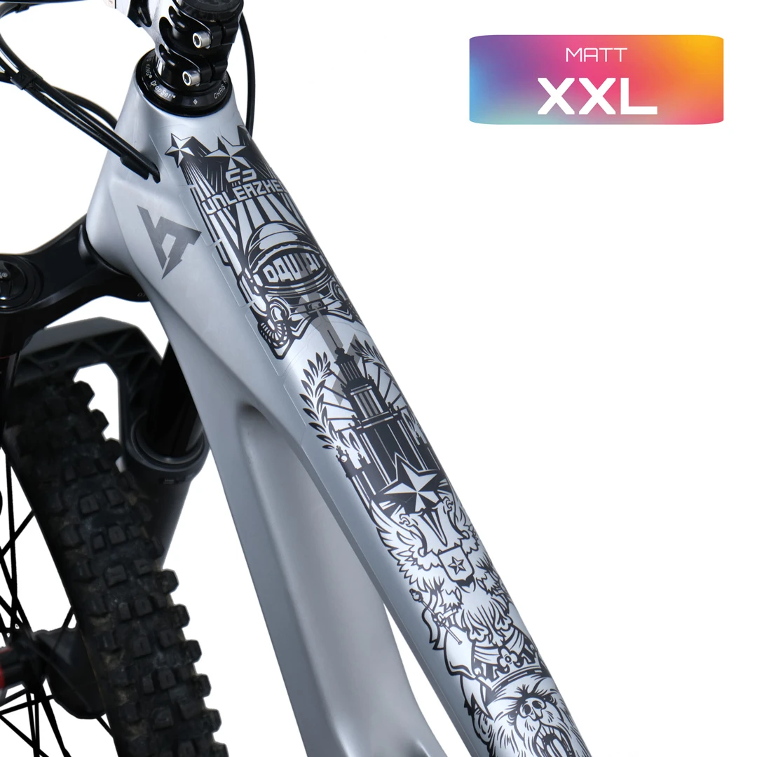 Rahmenschutzfolie XXL matt dawai black - unleazhed
