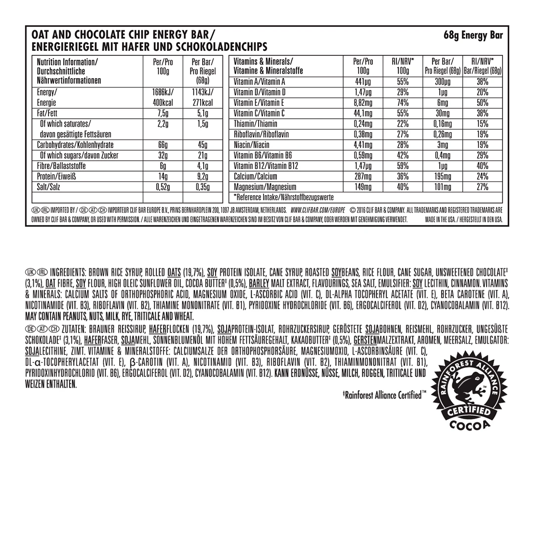 CLIF BAR Chocolate Chip