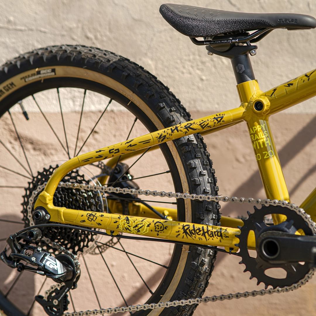 Kids frame protection foil Ride It black - unleazhed matt