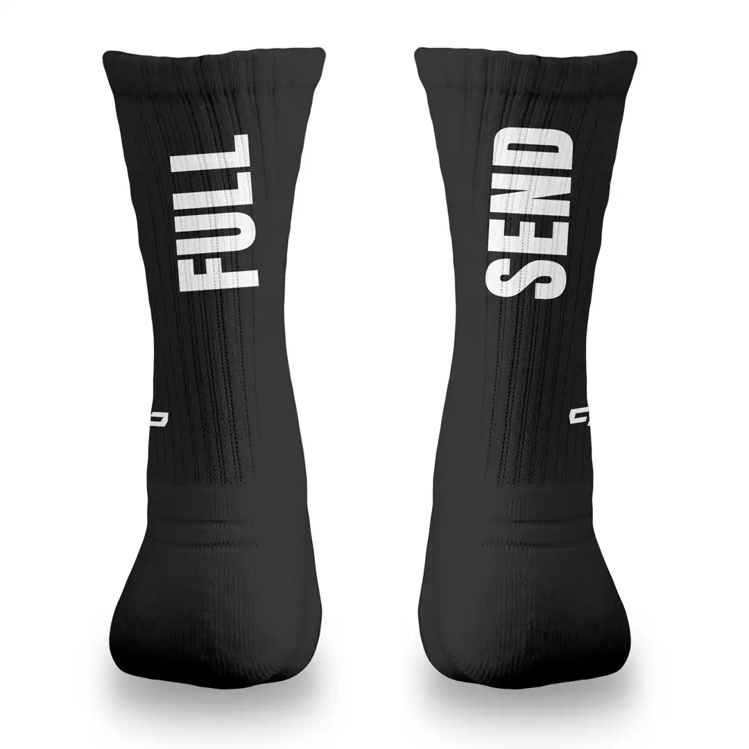 MTB Socks snazy bundle black-white + black-red + white-black + white-red - Unleazhed