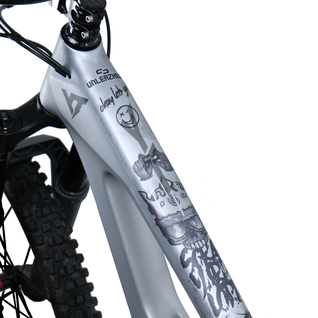 Frame Protection S top tube Scrap Yard Lord black - unleazhed