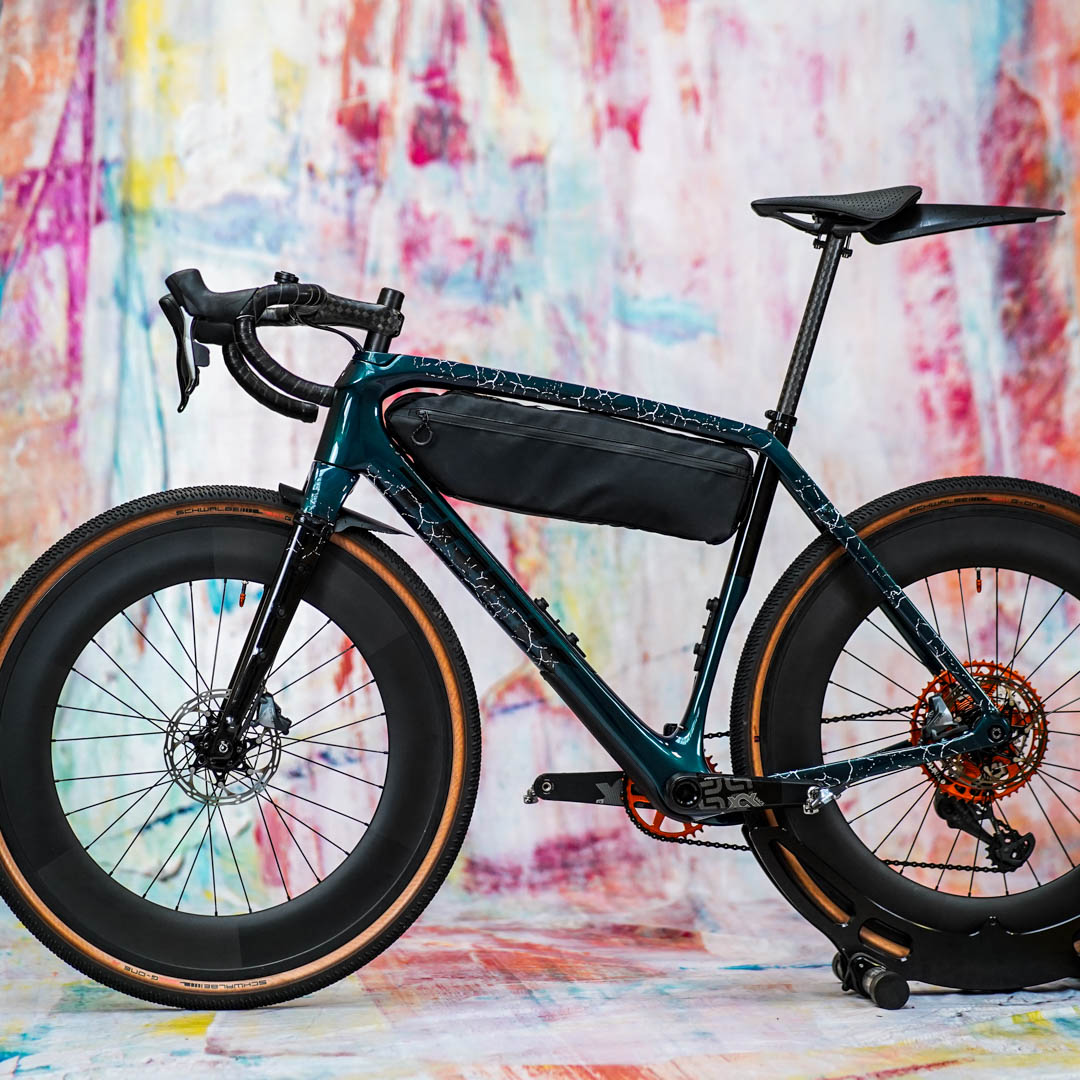 Frame protection film Gravel Bike BPG01 Fragment white matt - unleazhed