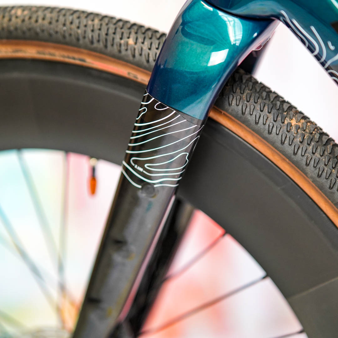 frame protection film Gravel Bike BPG01 Topolines white matt - unleazhed