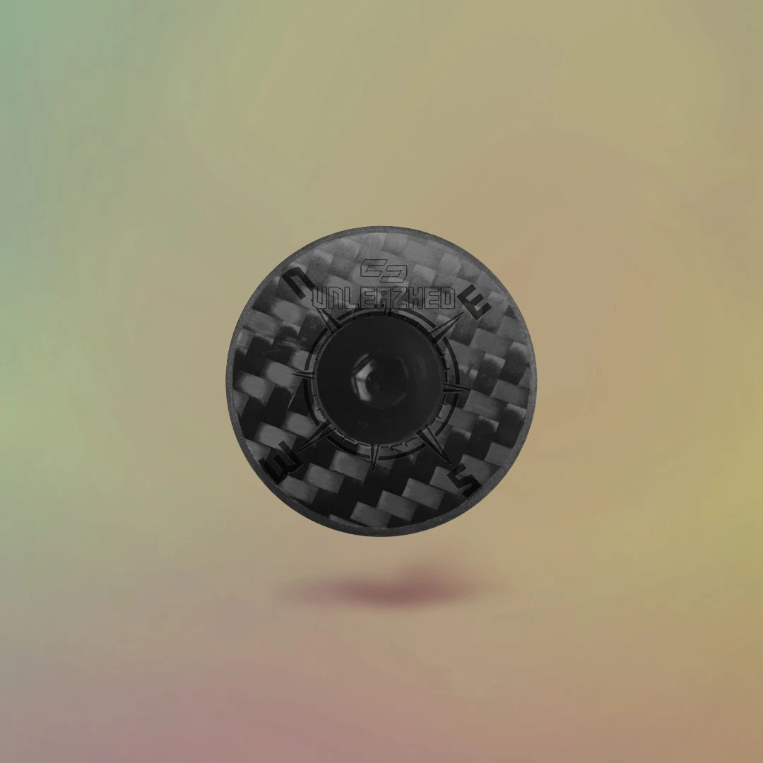 Top Cap / Ahead Cap Carbon compass - Unleazhed