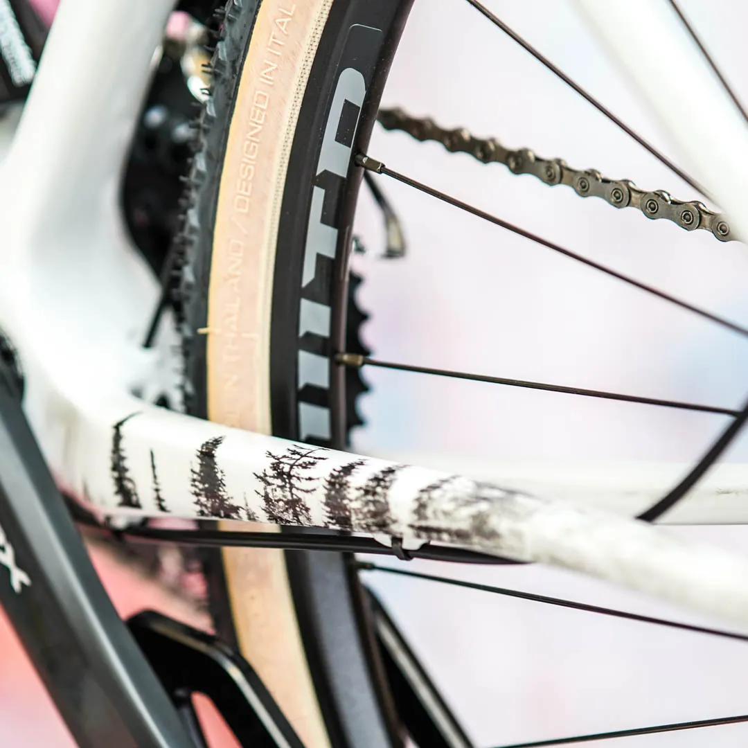 frame protection film Gravel Bike BPG01 Forest black matt - unleazhed