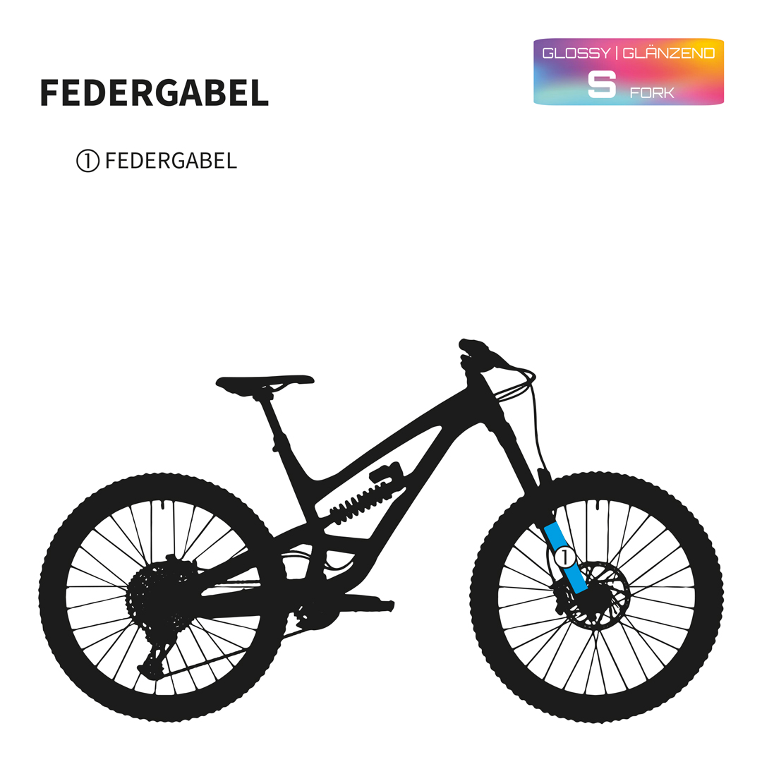 Custom Federgabelschutz MTB - glossy - Unleazhed