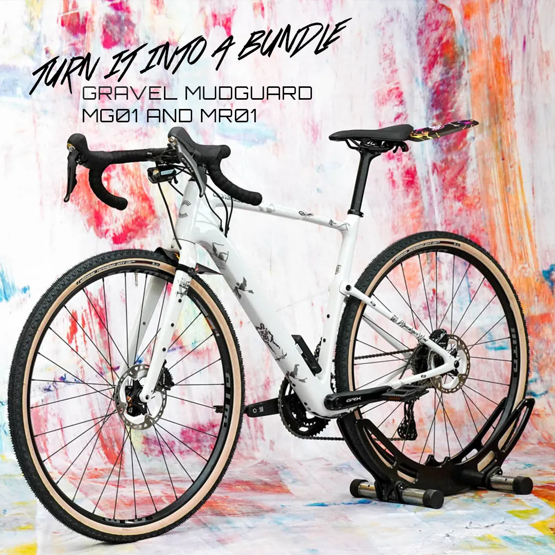 frame protection film Gravel Bike BPG01 Alpocalypse black matt - unleazhed