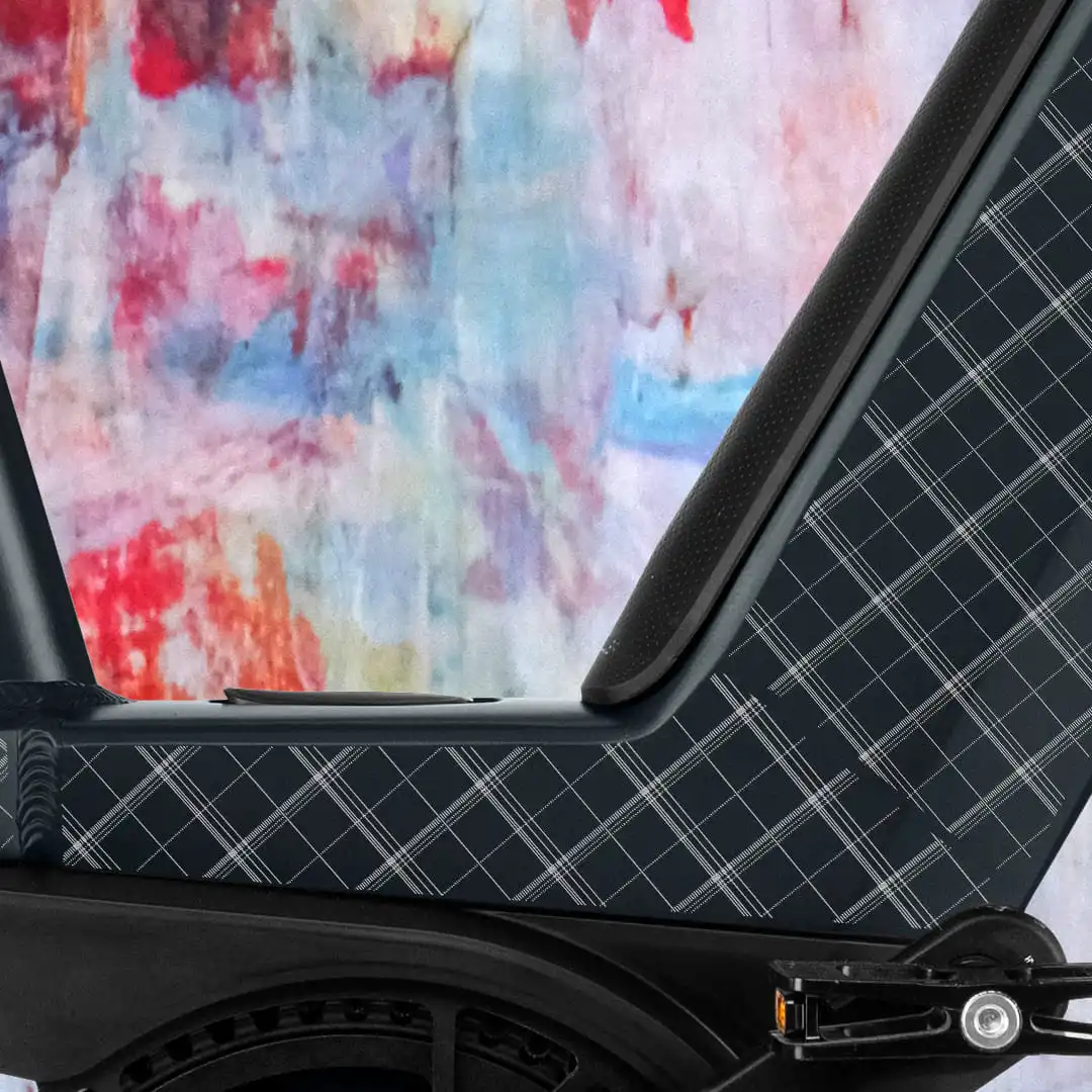 Frame protection film for Riese und Müller Nevo4 Karo Gray matt