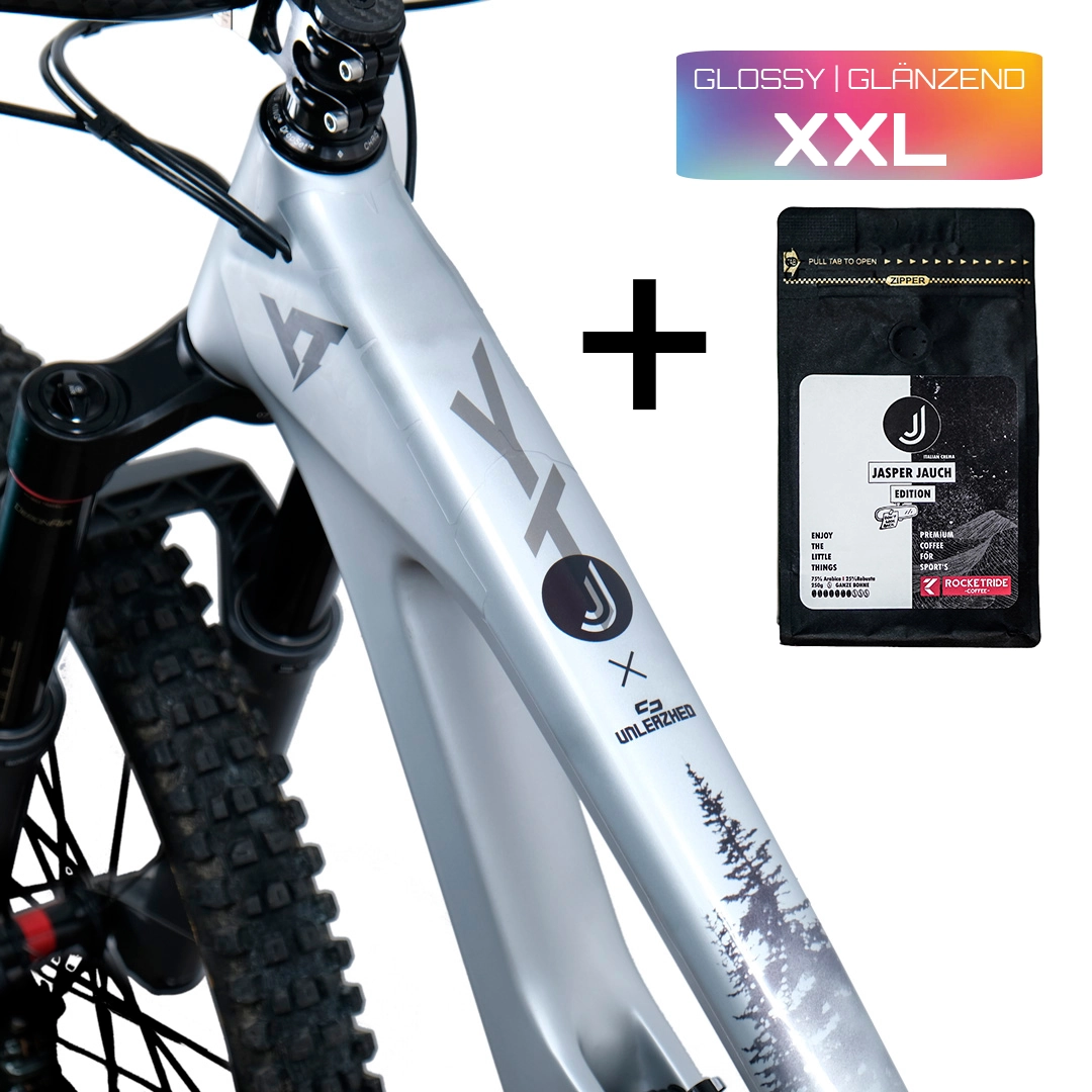 Bundle Bike Protection + Bio Coffee - Jasper Jauch Edition Forest black glänzend